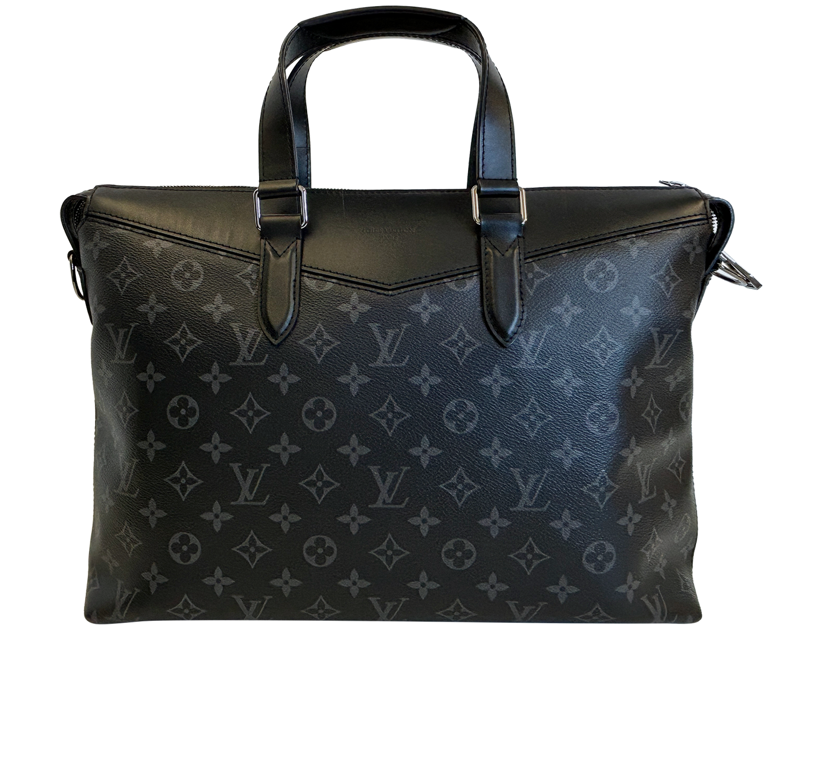 Explorer Briefcase, 990&euro;, Bolso, Negro, Canvas - General, Vista trasera